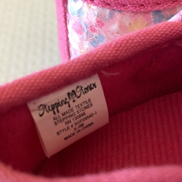 Stepping Stones|Baby girl sequence glitter shoes/flats•6-9 months, cute & girly! - Picture 5 of 5